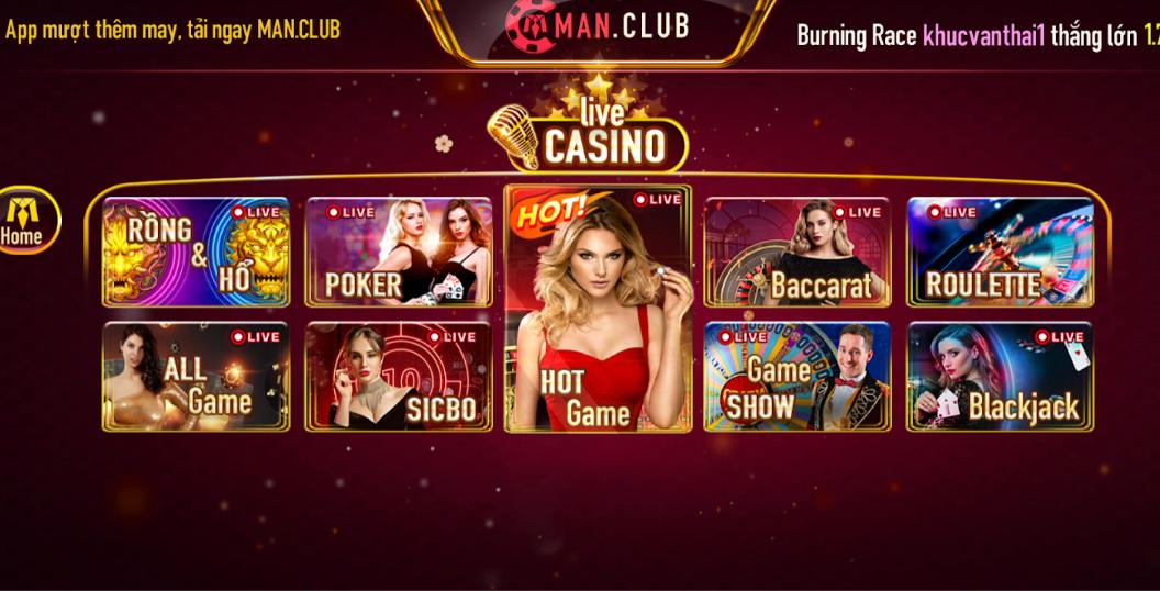 Đôi nét về Live Casino MANCLUB