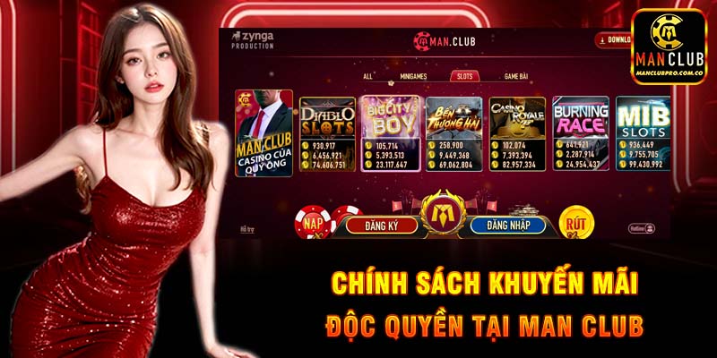 Điểm người chơi quan tâm Manclub sự kiện và khuyến mãi Manclub